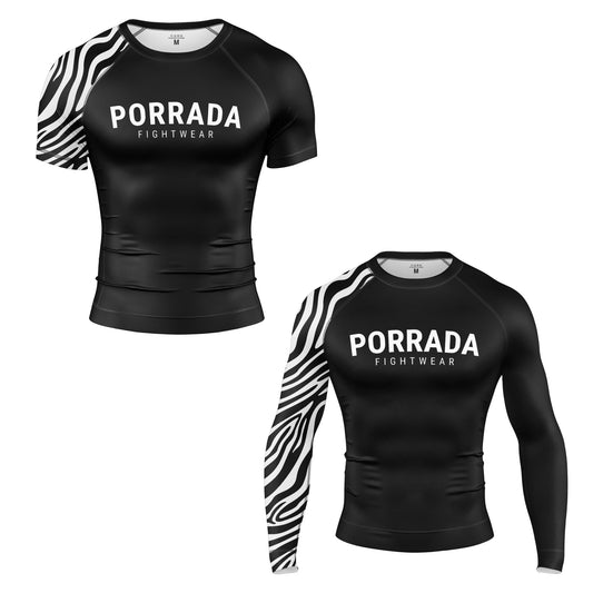 IBJJF WHITE RANKED RASH GUARD