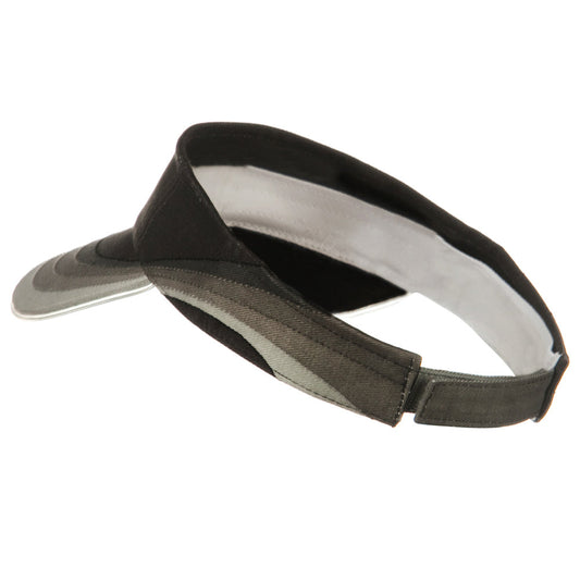 3 Panel Wave Cotton Piping Visor