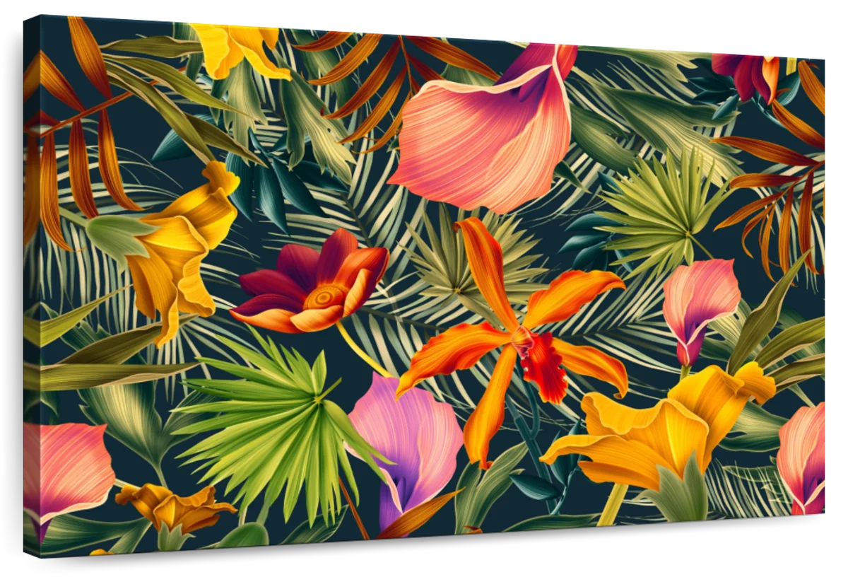 Tropical Floral Wall Art