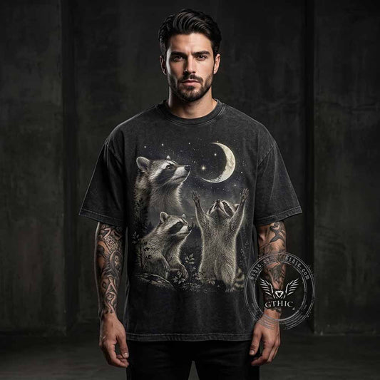 Racoons Howling At The Moon T-shirt