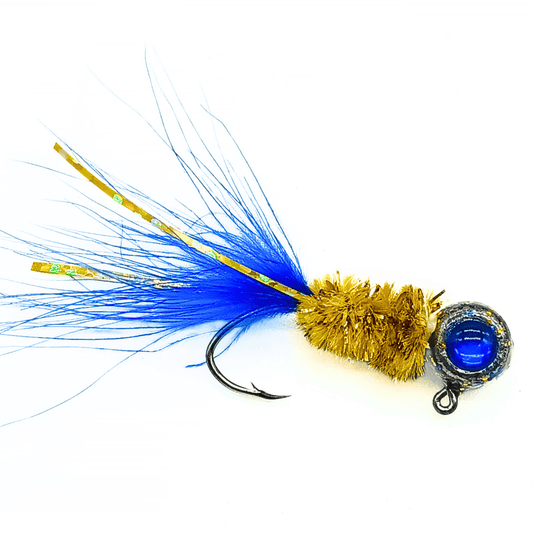 Hand Tied Crappie Jigs - Marabou Tail