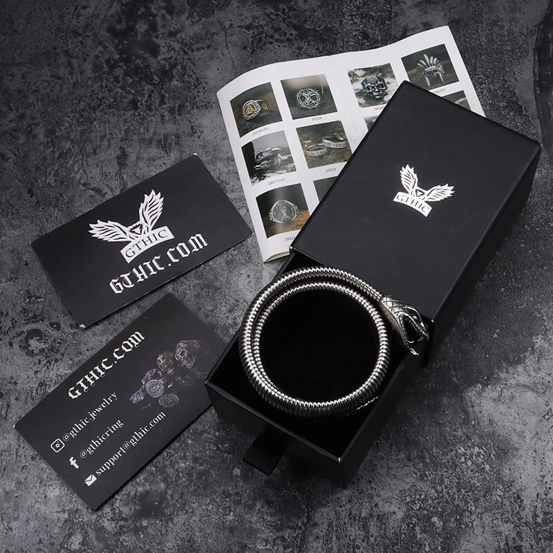 Rattlesnake Stainless Steel Snake Bracelet