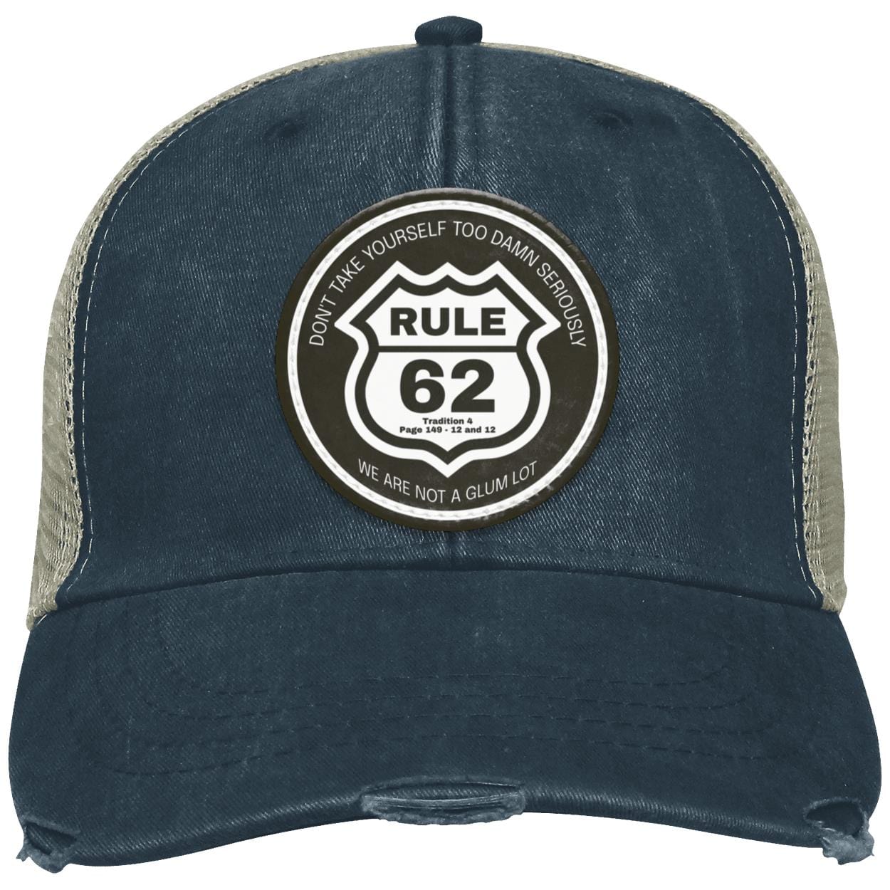 Recovery Distressed Ollie Cap | Inspiring Sobriety | Rule 62