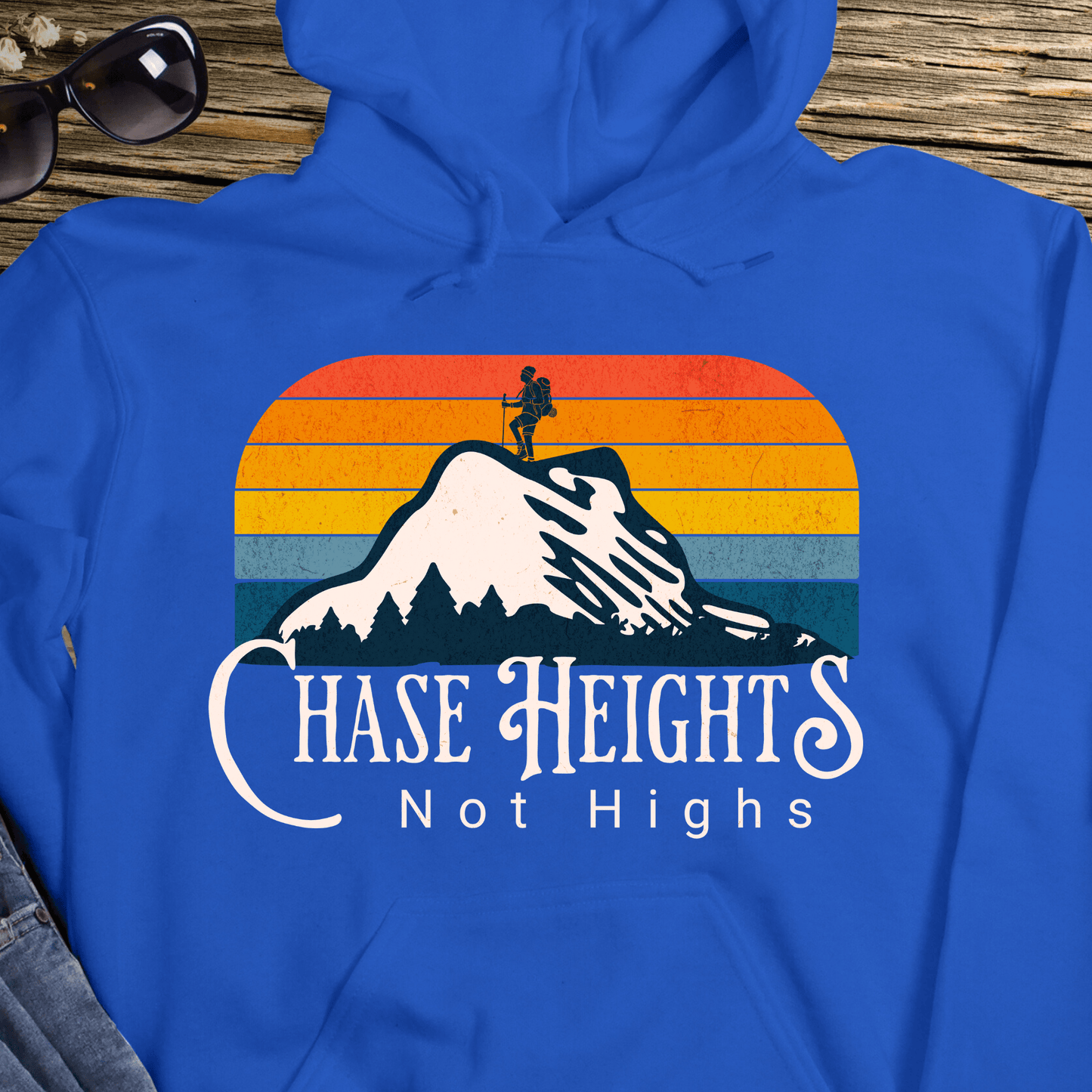 Recovery Hoodie | Inspiring Sobriety | Chase Heights, Not Highs