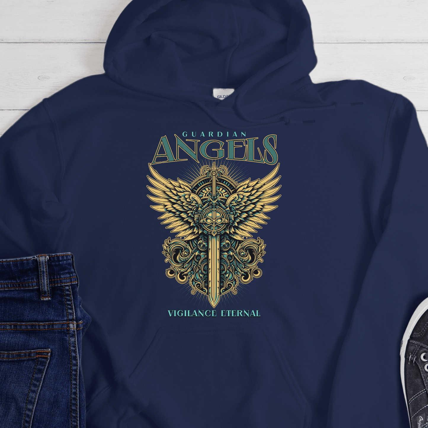 Recovery Hoodie | Inspiring Sobriety | Guardian Angels, Vigilance Eternal