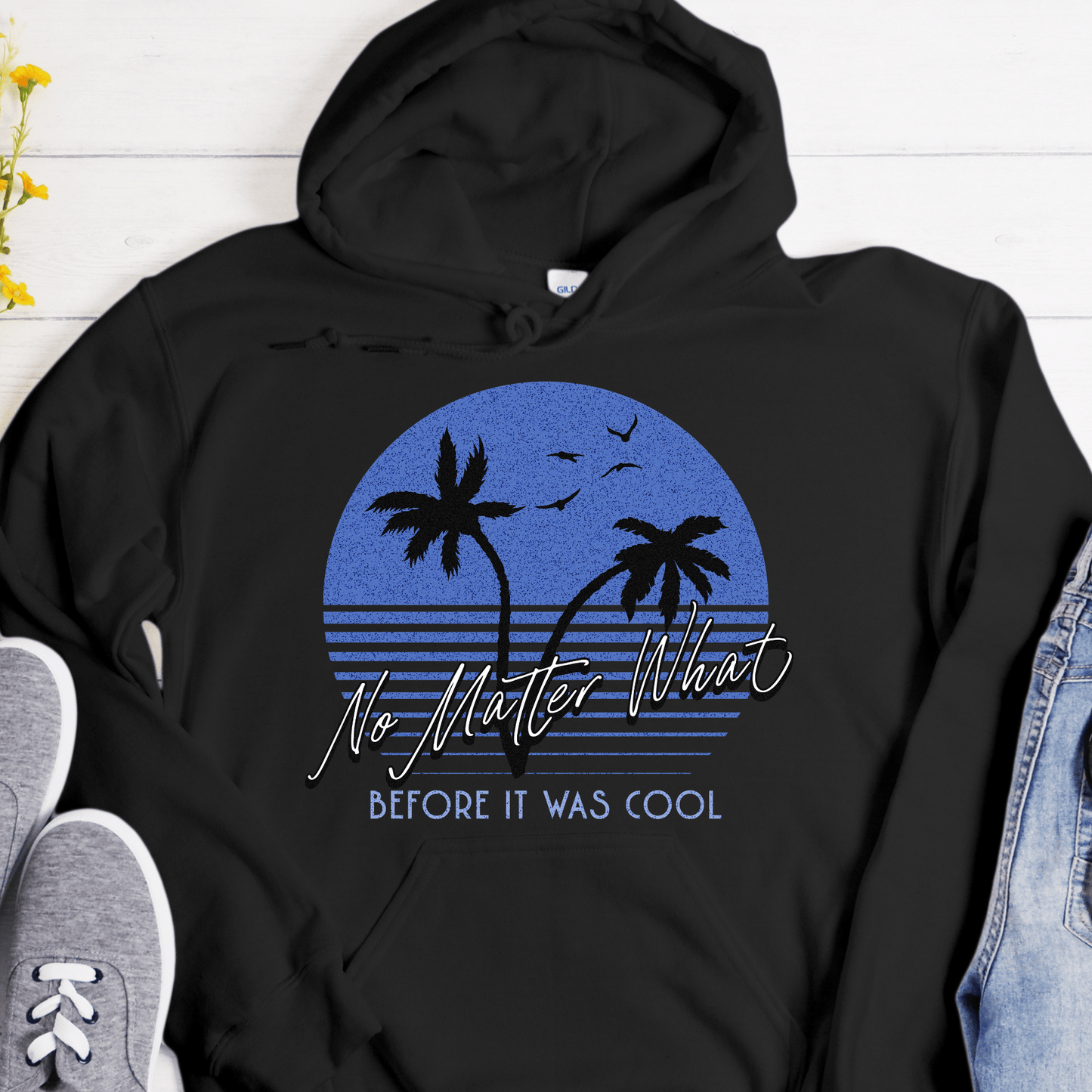 Recovery Hoodie | Inspiring Sobriety | No Matter What Before It Was Cool (Sunset)