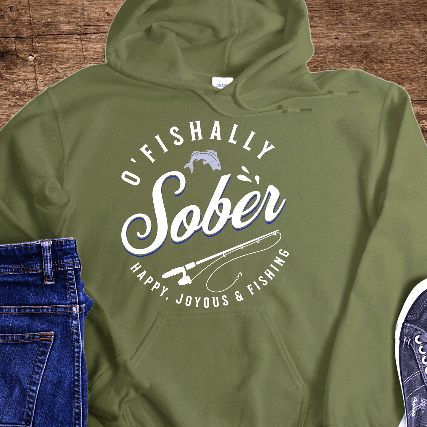 Recovery Hoodie | Inspiring Sobriety | O'Fishally Sober