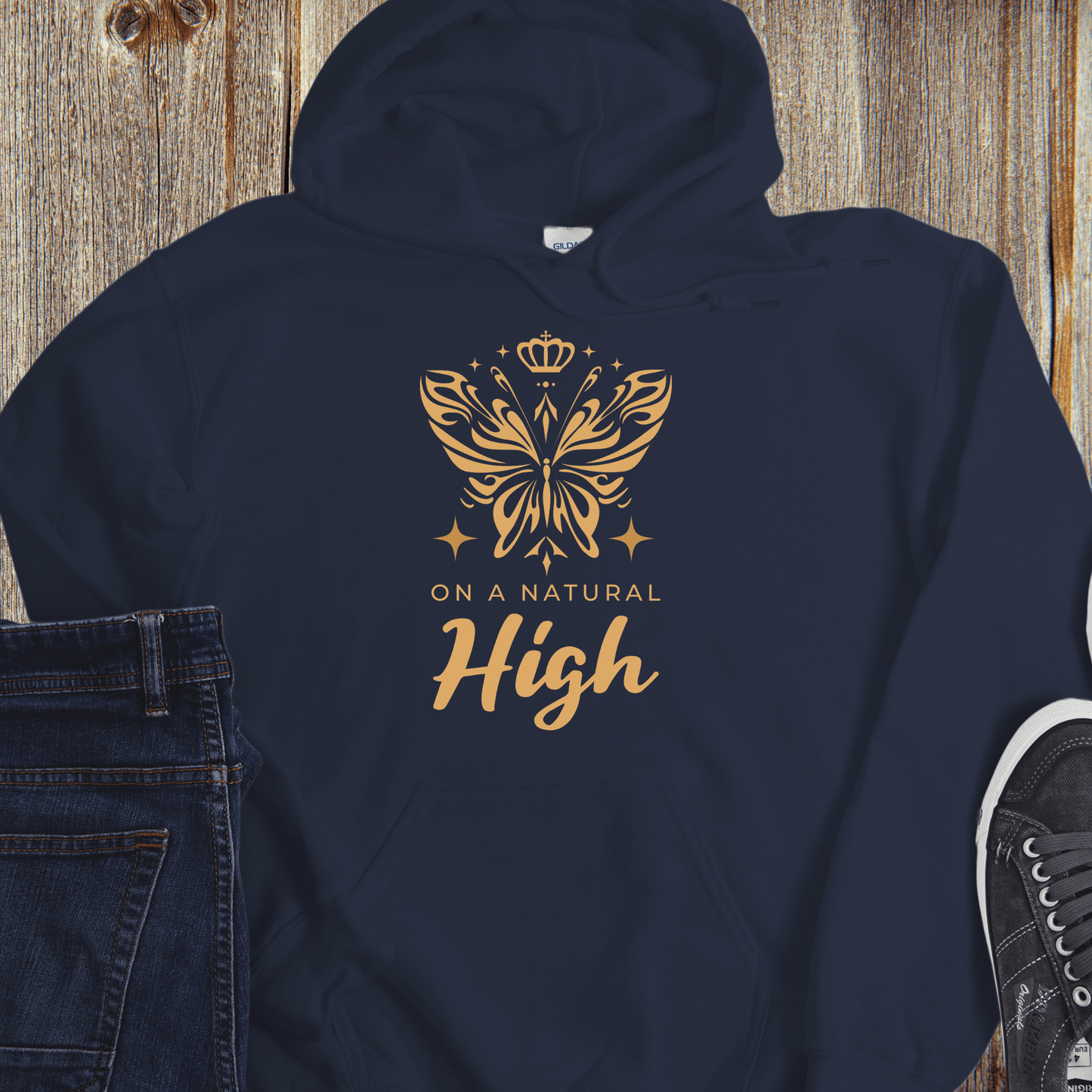 Recovery Hoodie | Inspiring Sobriety | On a Natural High Butterfly