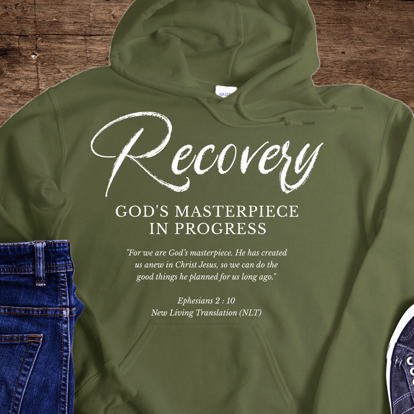 Recovery Hoodie | Inspiring Sobriety | Recovery, God's Masterpiece