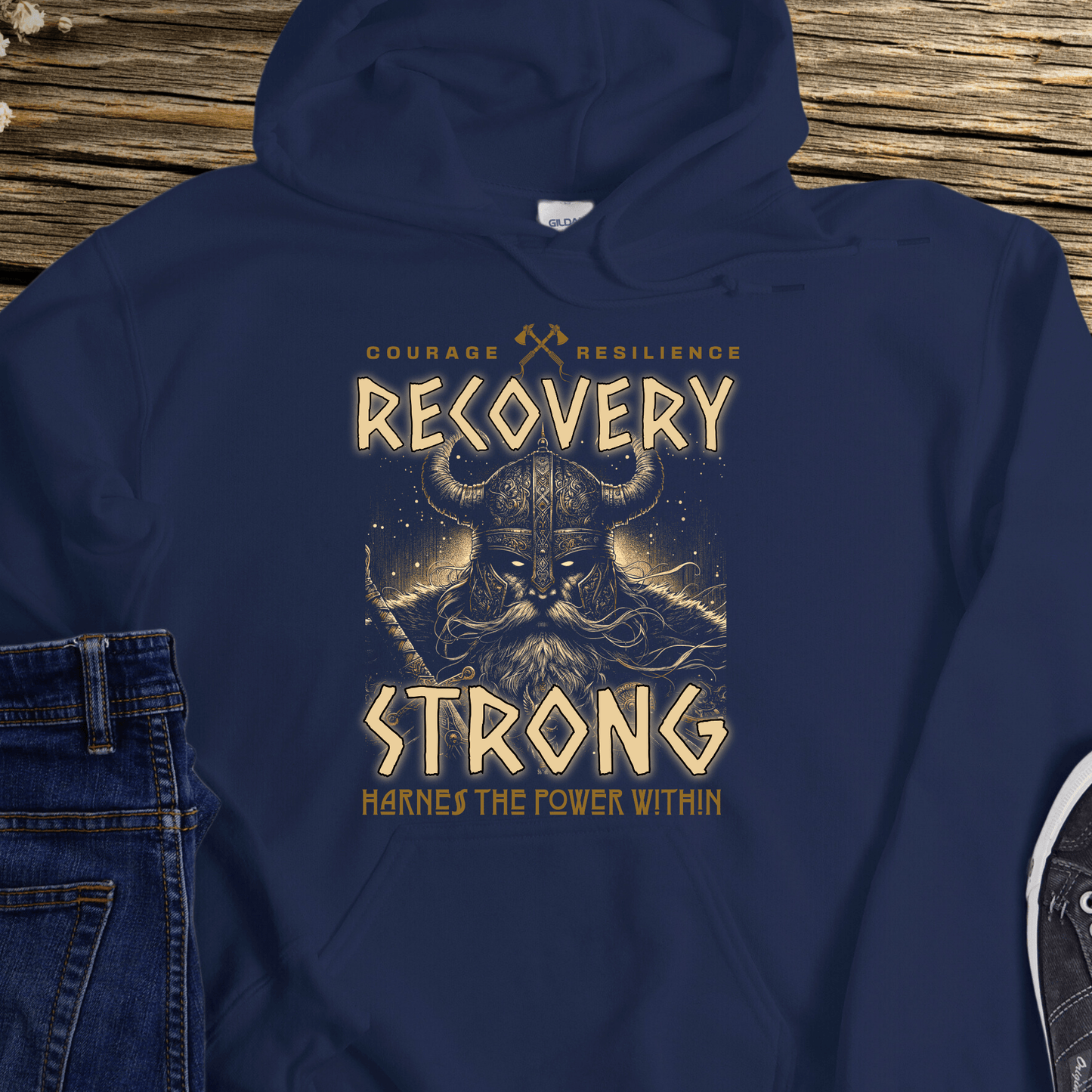 Recovery Hoodie | Inspiring Sobriety | Recovery Strong Warrior