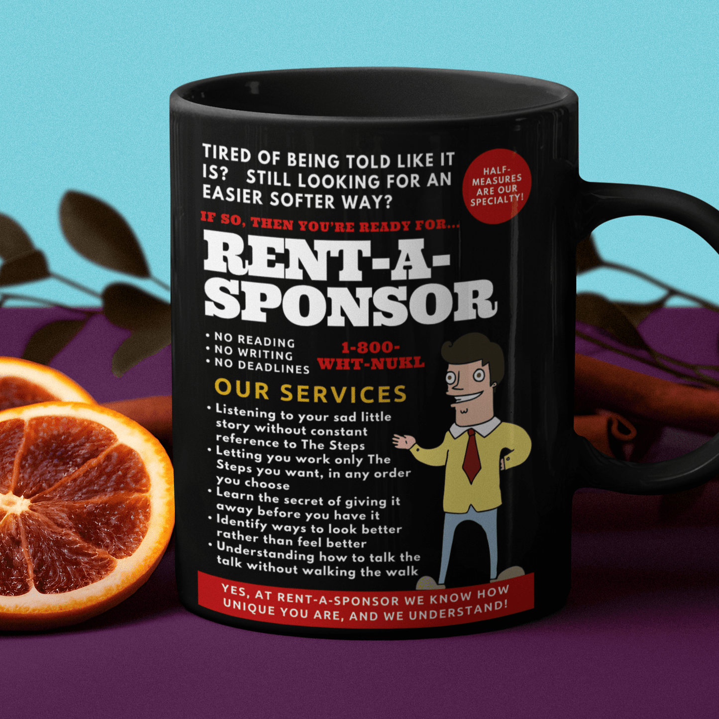 Recovery Mug | Inspiring Sobriety | Rent-A-Sponsor