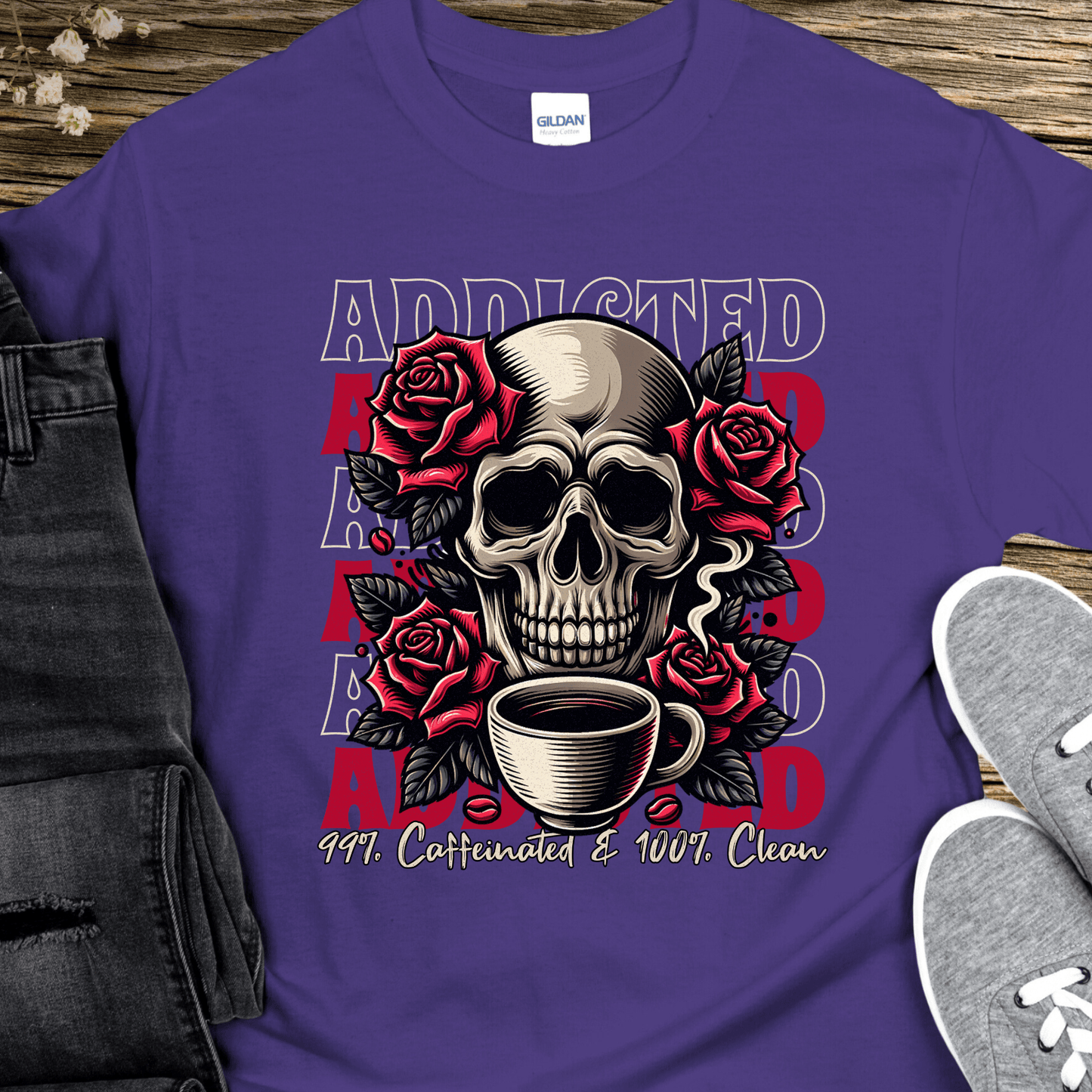 Recovery T-Shirt | Inspiring Sobriety | Addicted