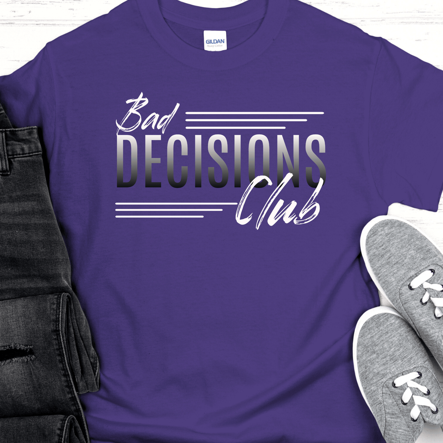 Recovery T-Shirt | Inspiring Sobriety | Bad Decisions Club