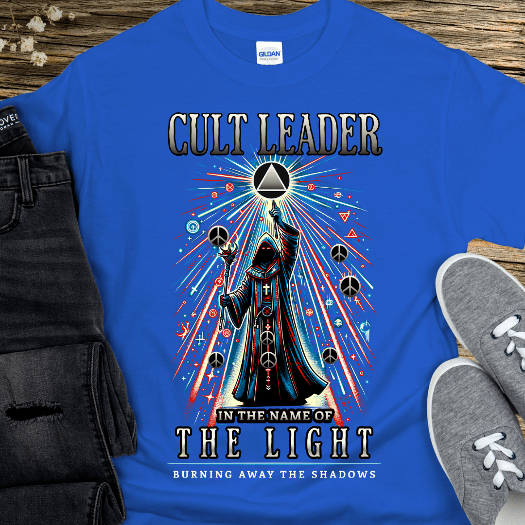 Recovery T-Shirt | Inspiring Sobriety | Cult Leader (AA Symbol)