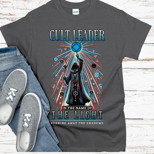Recovery T-Shirt | Inspiring Sobriety | Cult Leader (NA Symbol)