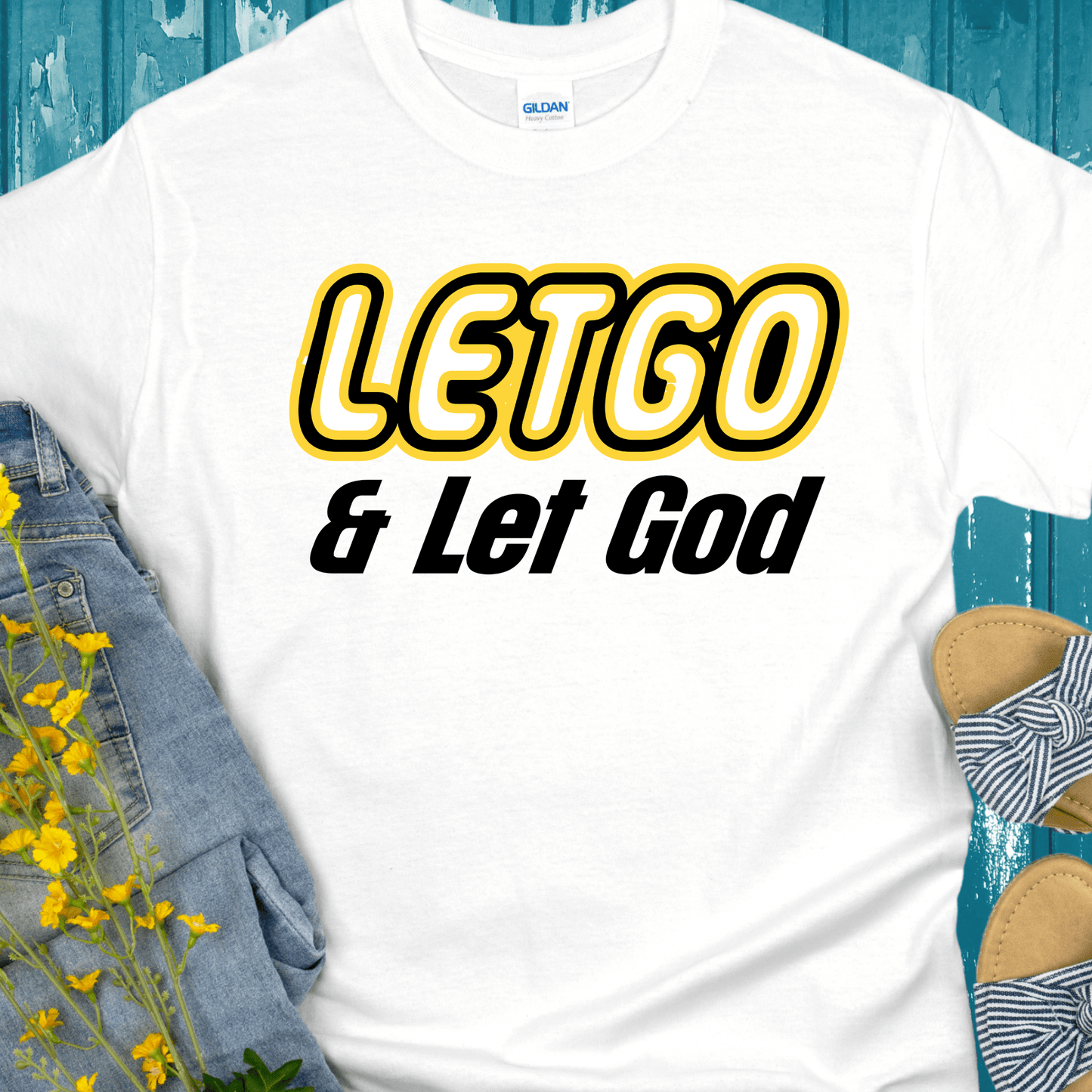 Recovery T-Shirt | Inspiring Sobriety | "Letgo" and Let God