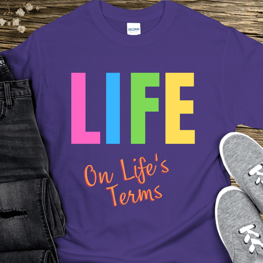 Recovery T-Shirt | Inspiring Sobriety | Life on Life's Terms