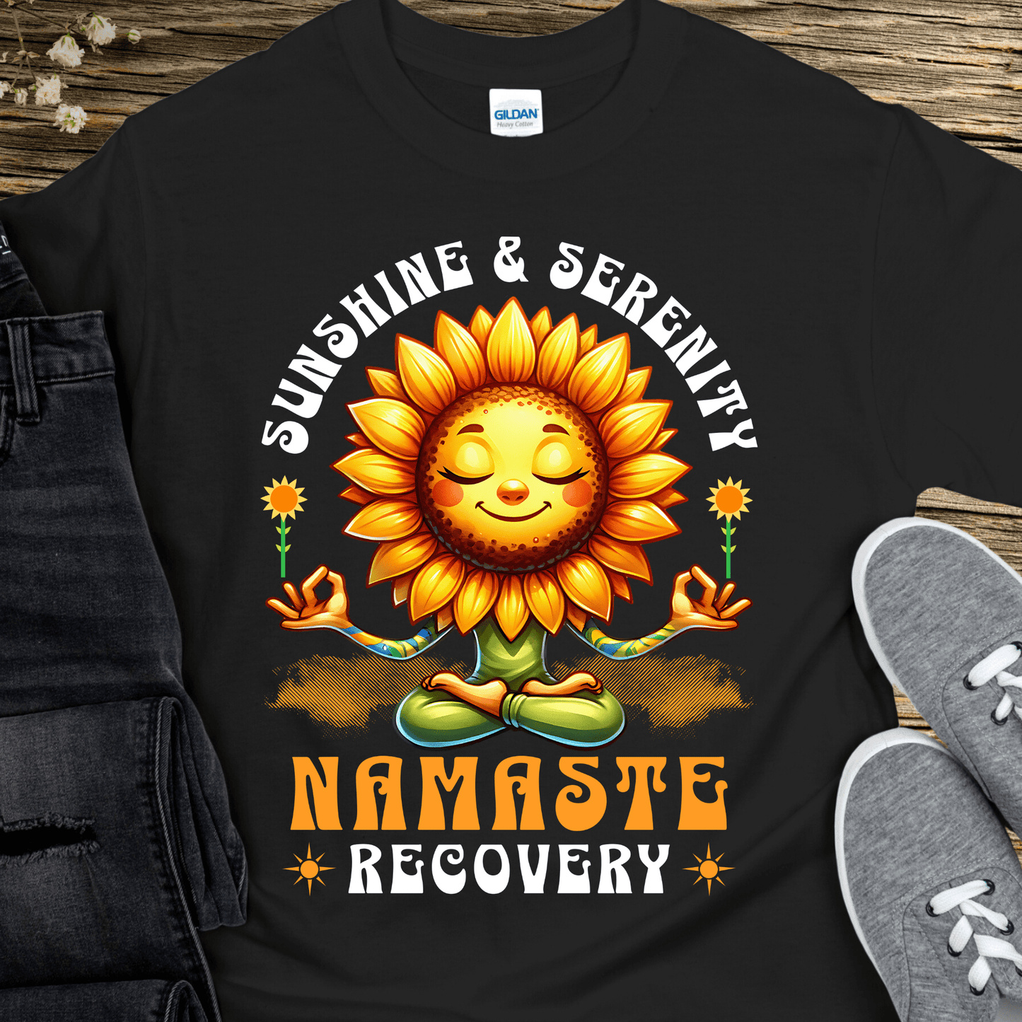 Recovery T-Shirt | Inspiring Sobriety | Namaste Recovery