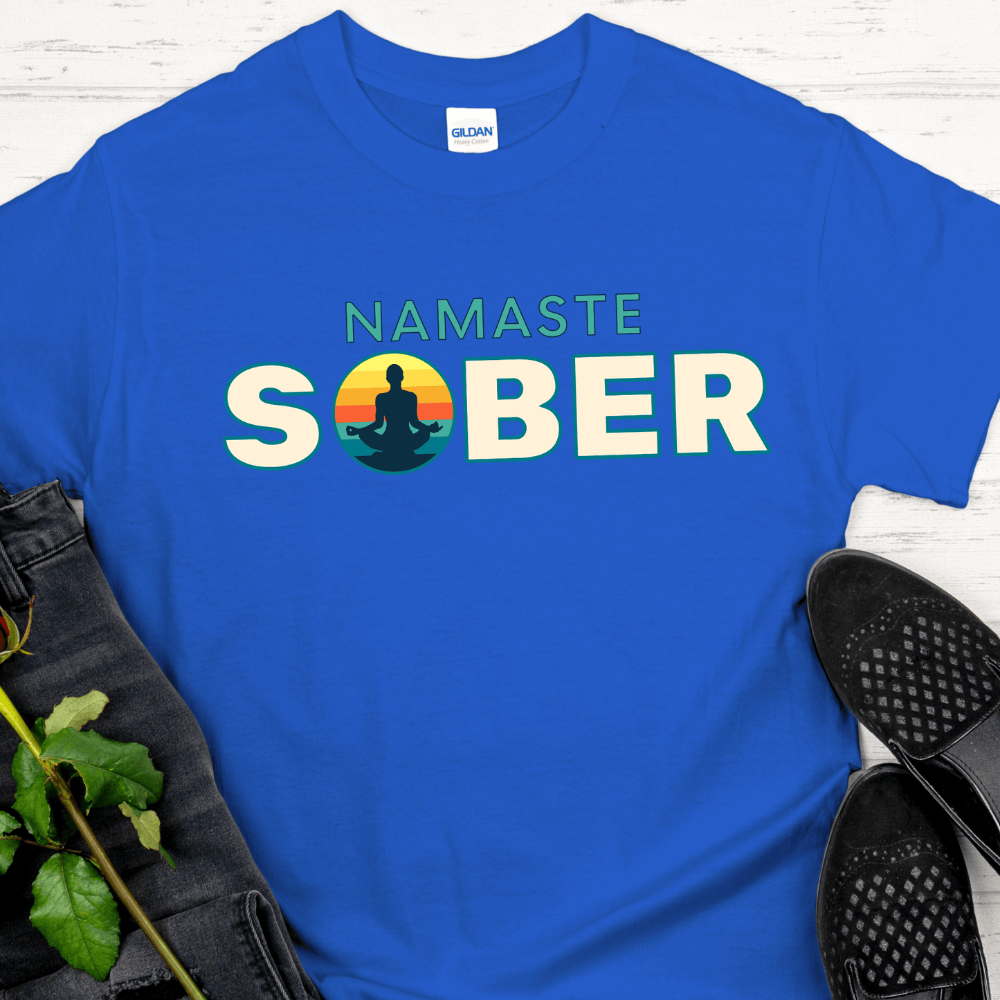 Recovery T-Shirt | Inspiring Sobriety | Namaste Sober