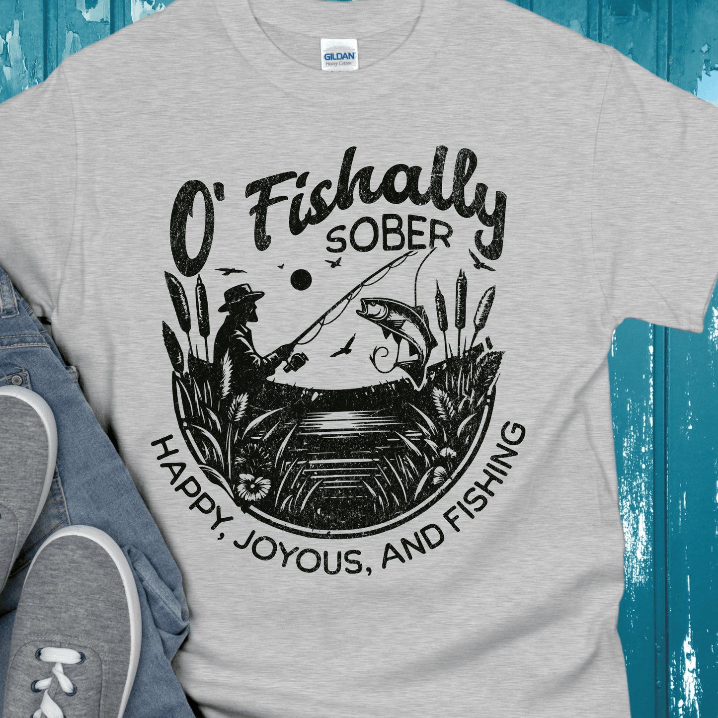 Recovery T-Shirt | Inspiring Sobriety | O'Fishally Sober