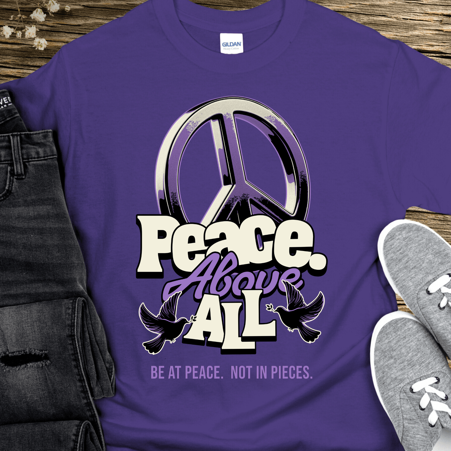 Recovery T-Shirt | Inspiring Sobriety | Peace Above All