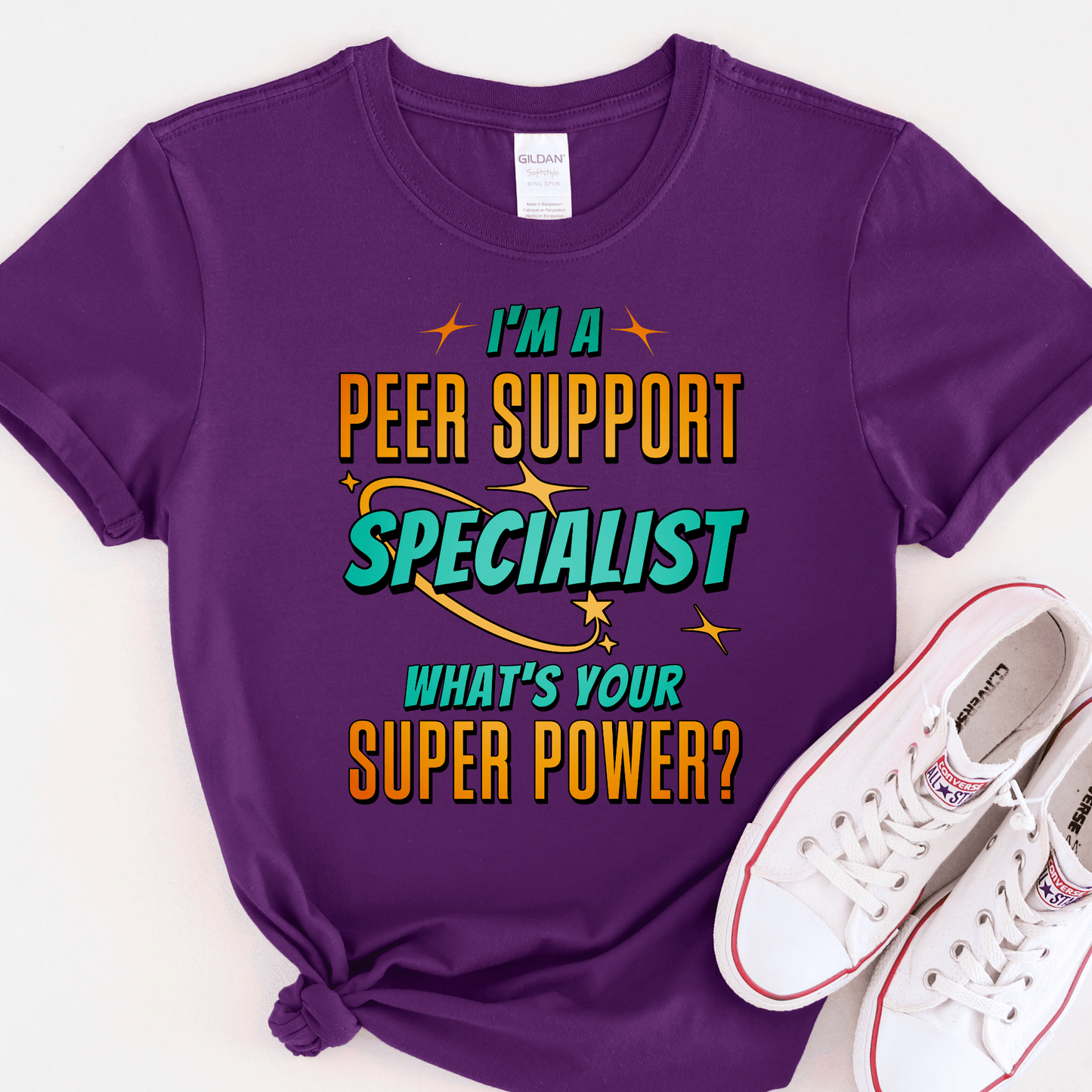 Recovery T-Shirt | Inspiring Sobriety | Peer Support Is My Superpower