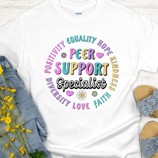 Recovery T-Shirt | Inspiring Sobriety | Peer Support Specialist