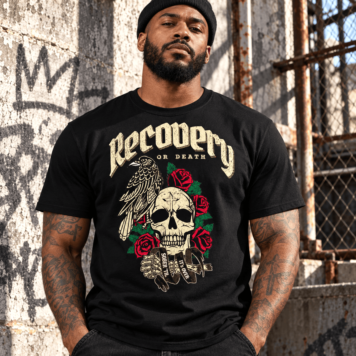 Recovery T-Shirt | Inspiring Sobriety | Recovery or Death