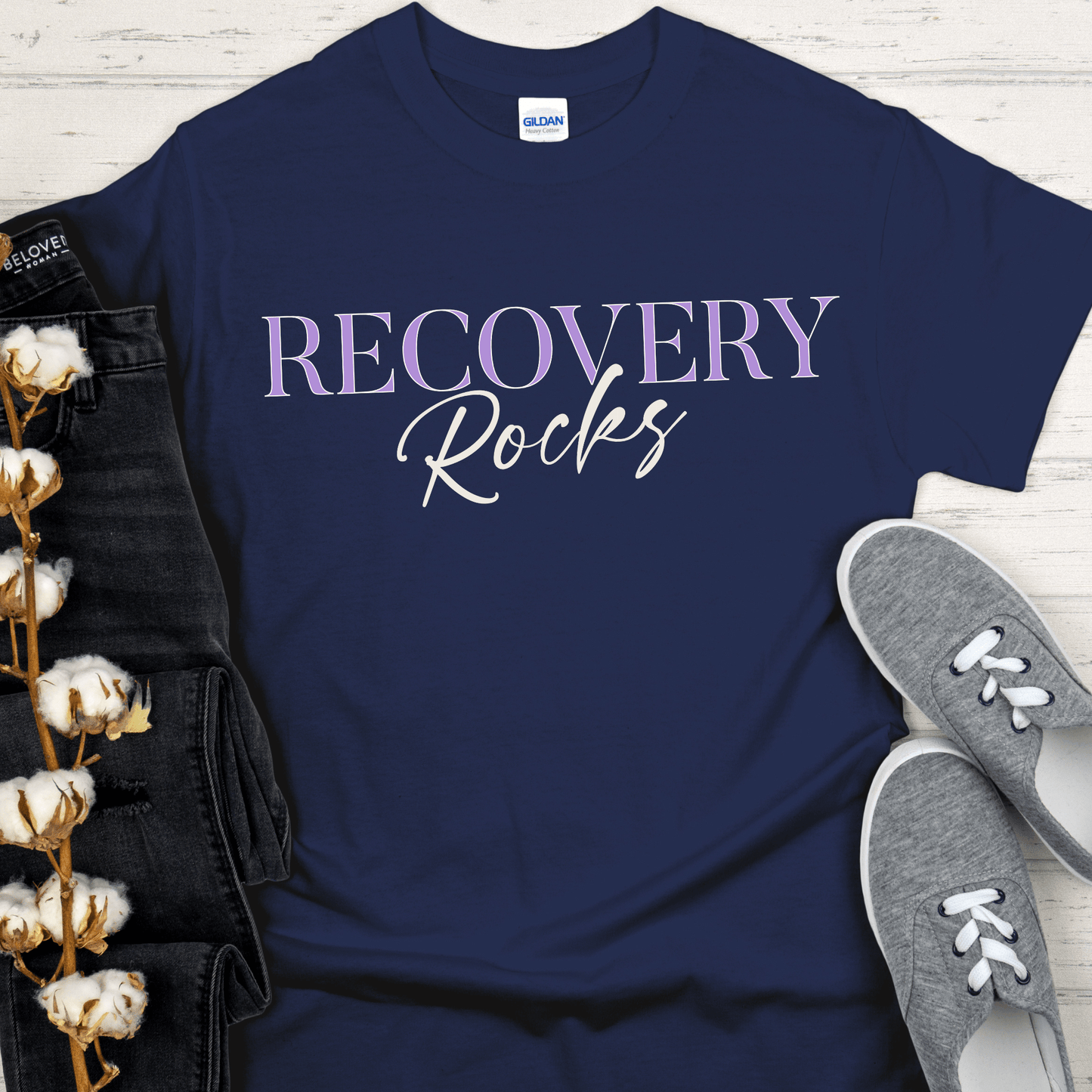 Recovery T-Shirt | Inspiring Sobriety | Recovery Rocks