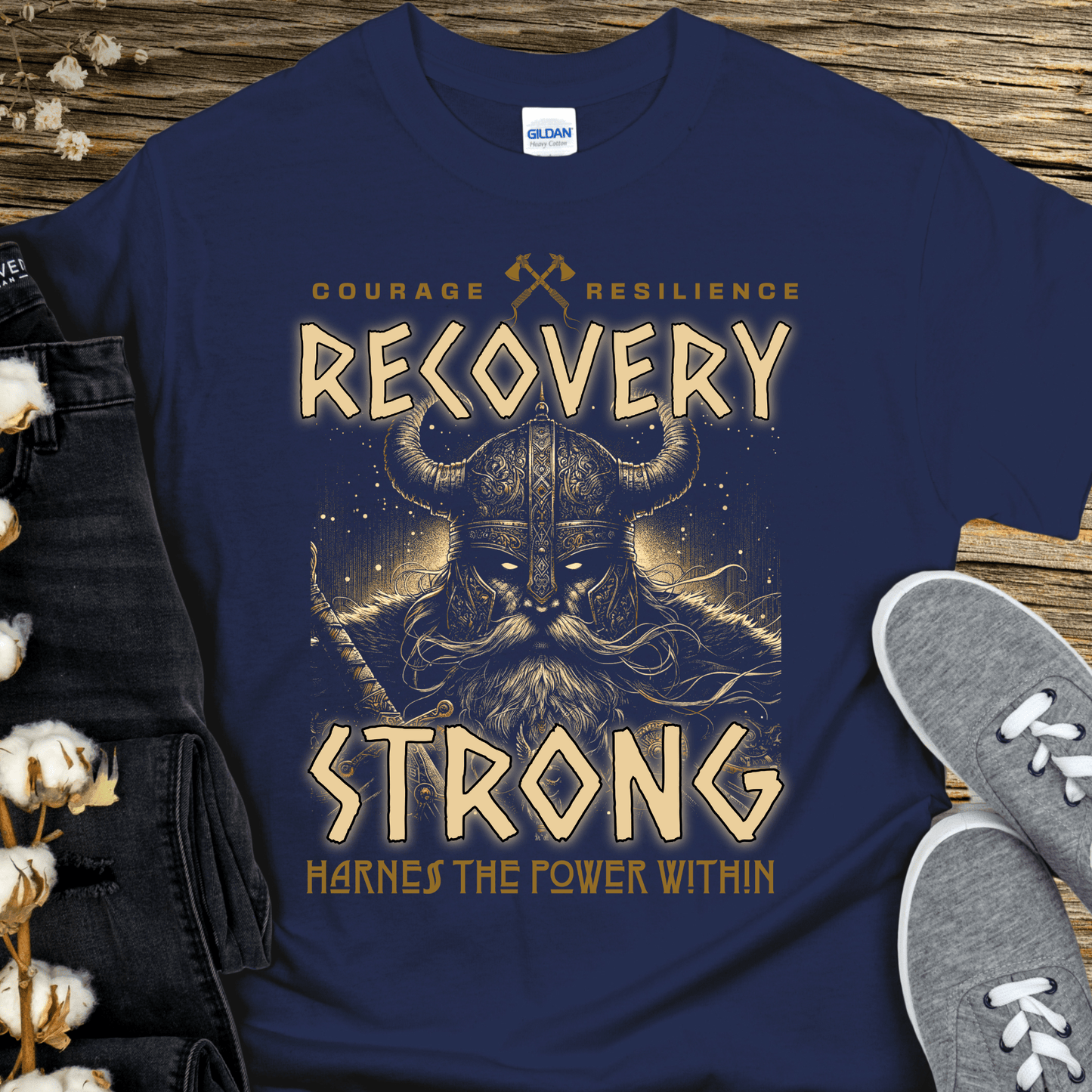 Recovery T-Shirt | Inspiring Sobriety | Recovery Strong Warrior