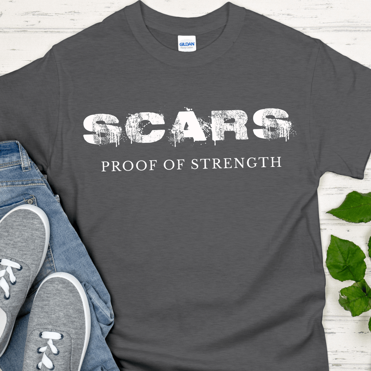 Recovery T-Shirt | Inspiring Sobriety | Scars - Proof of Strength