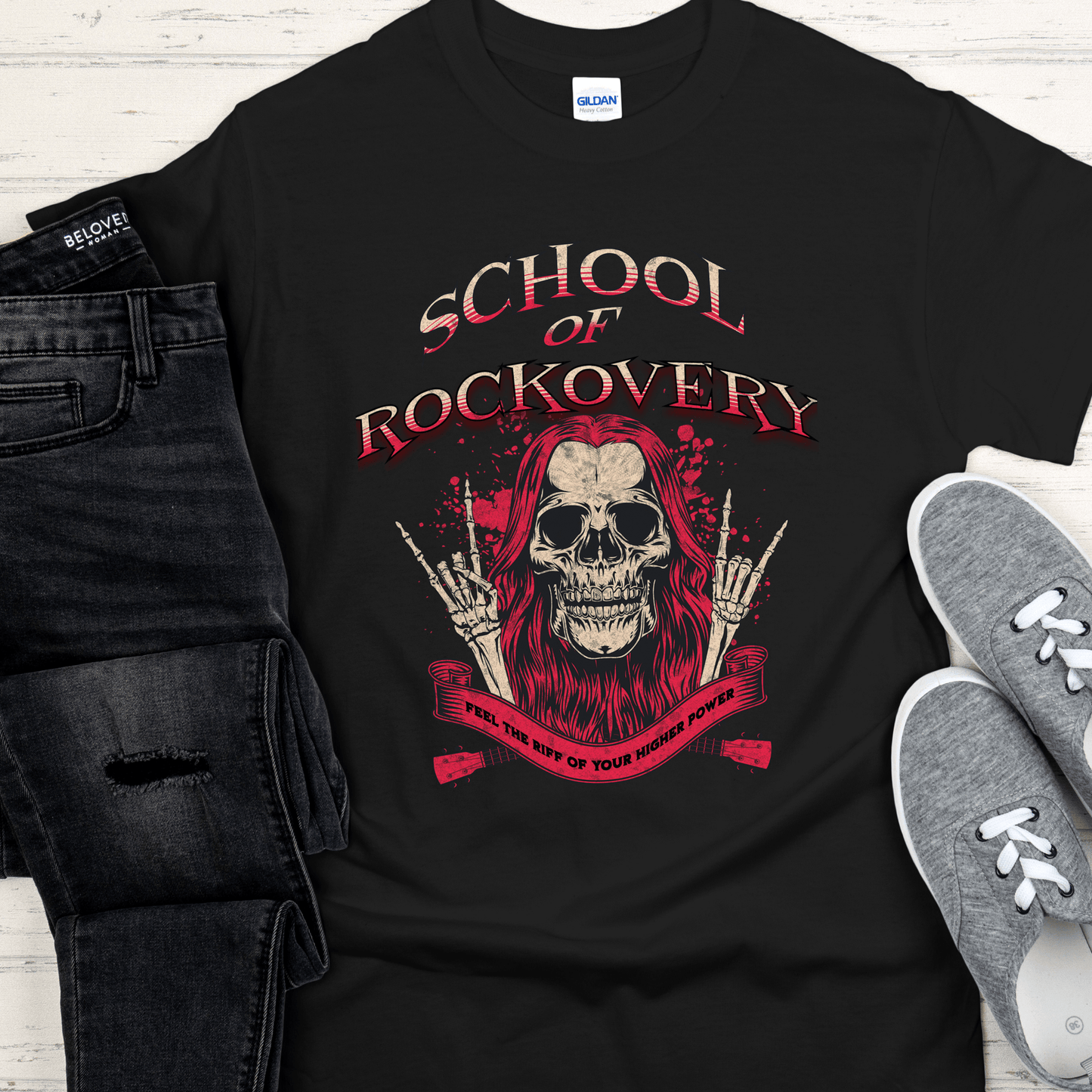 Recovery T-Shirt | Inspiring Sobriety | School of Rockovery