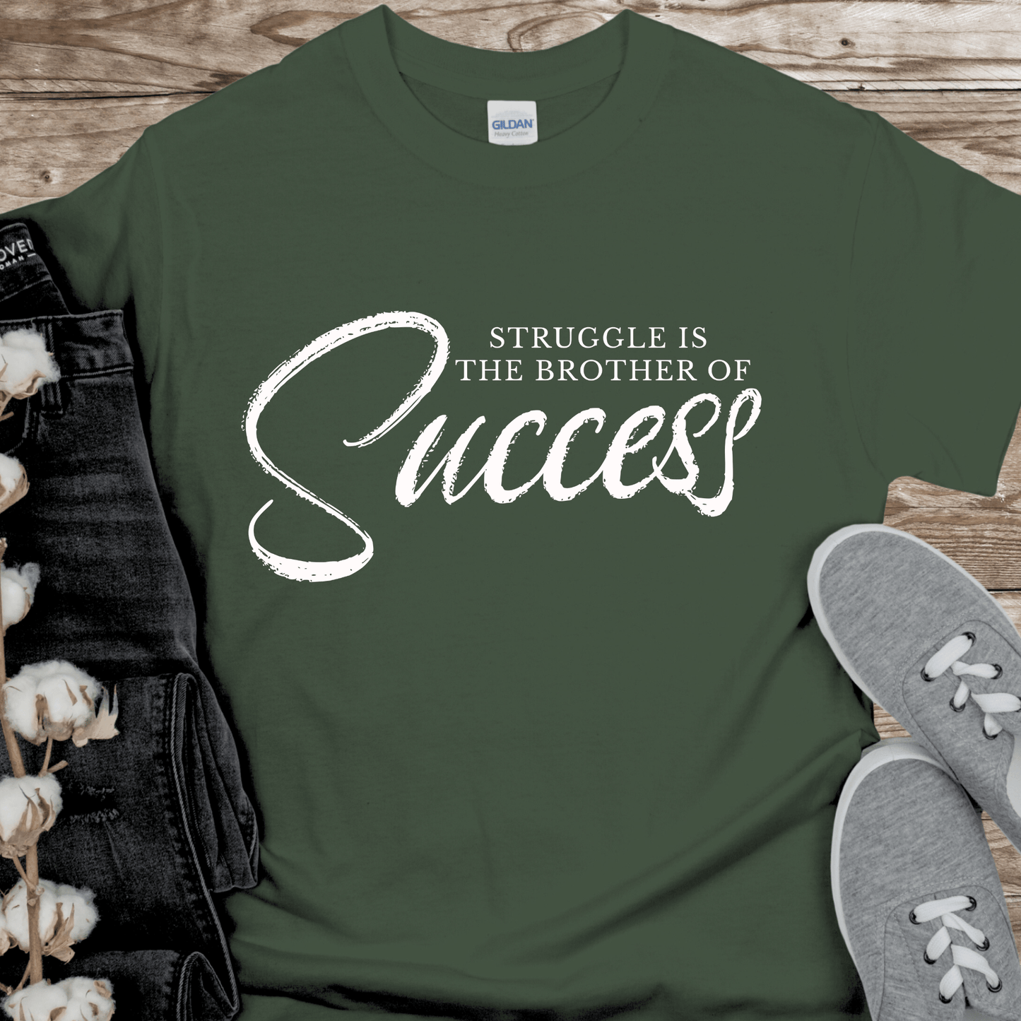 Recovery T-Shirt | Inspiring Sobriety | Struggle is the Brother of Success