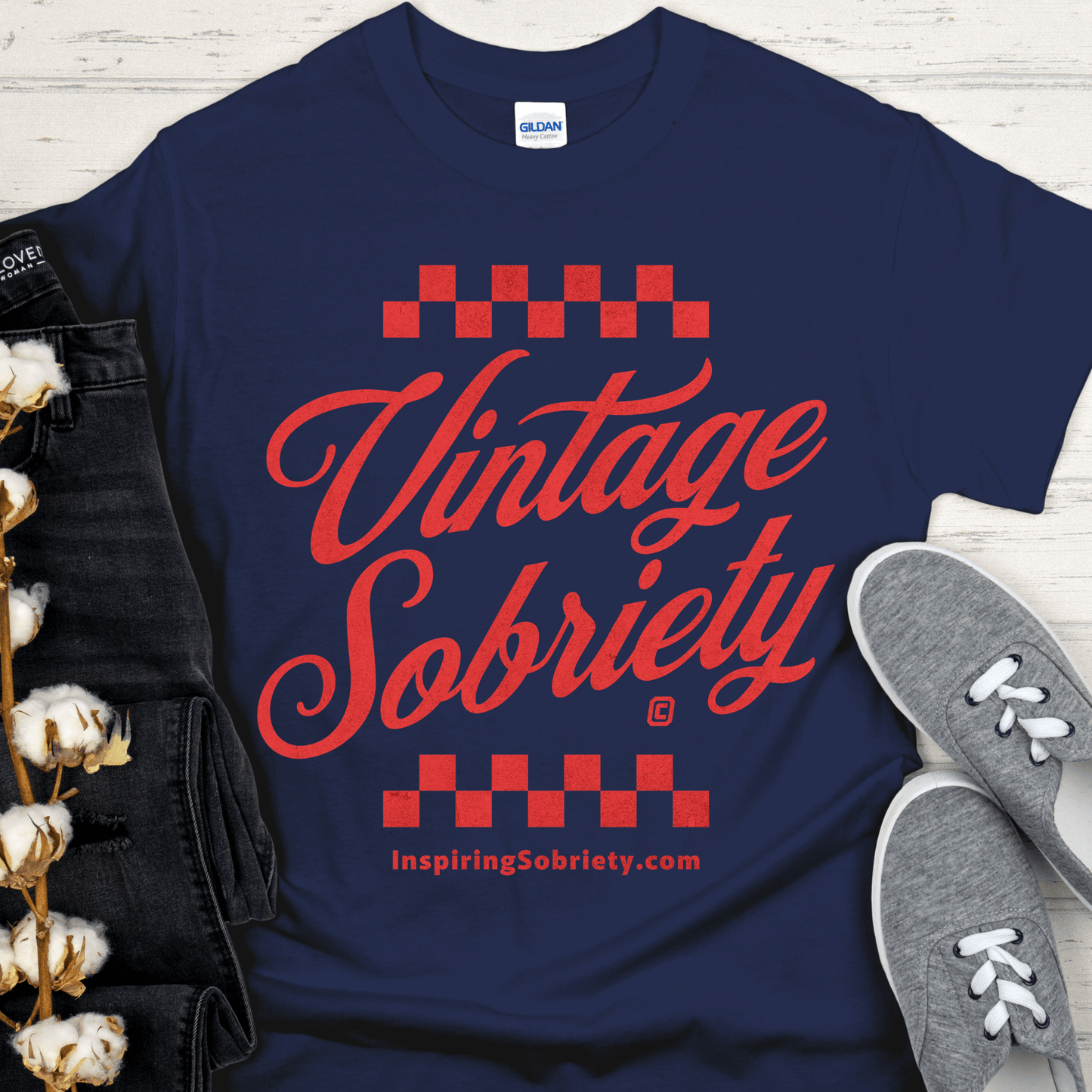 Recovery T-Shirt | Inspiring Sobriety | Vintage Sobriety