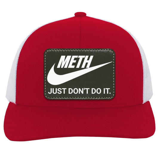 Recovery Trucker Snapback Hat | Inspiring Sobriety | Meth Just Don't Do It