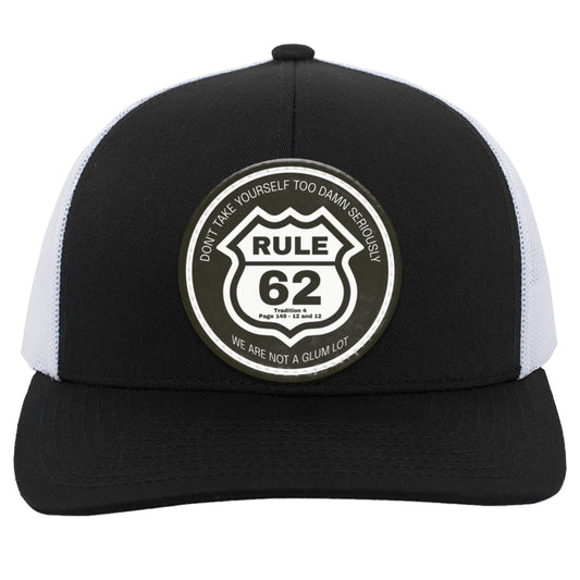 Recovery Trucker Snapback Hat | Inspiring Sobriety | Rule 62