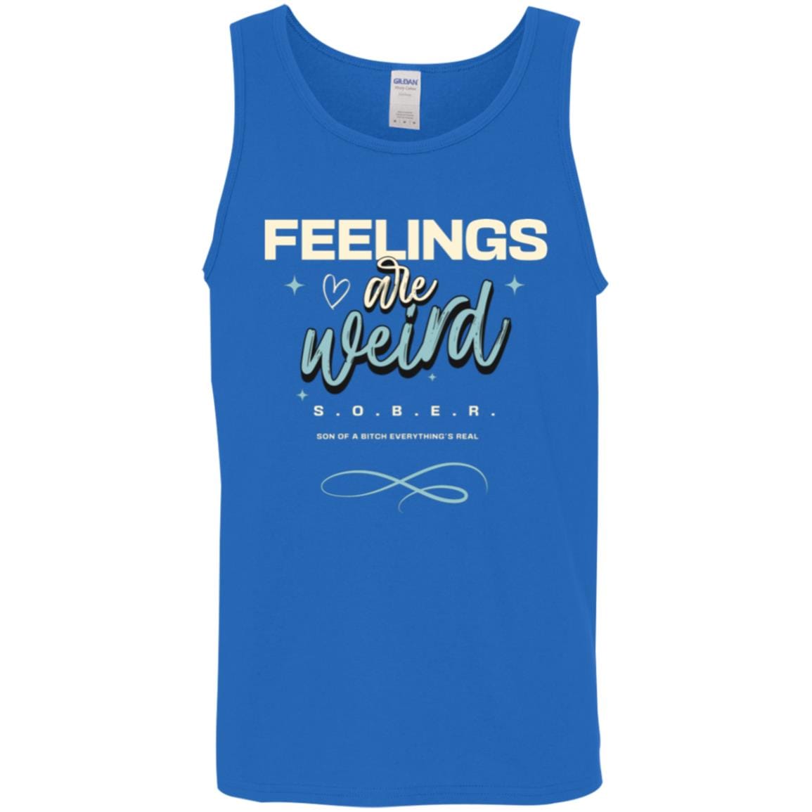 Recovery Unisex Tank | Inspiring Sobriety | Feelings Are Weird