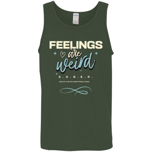 Recovery Unisex Tank | Inspiring Sobriety | Feelings Are Weird