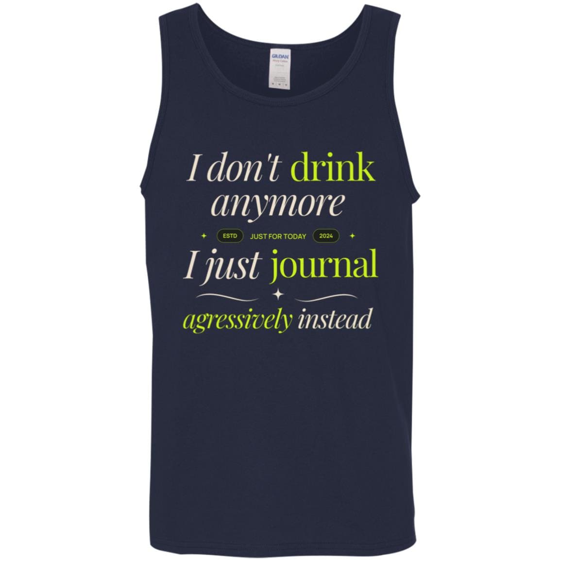 Recovery Unisex Tank | Inspiring Sobriety | I Don't Drink Anymore