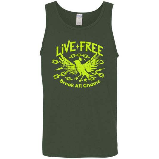 Recovery Unisex Tank | Inspiring Sobriety | Live Free, Break All Chains