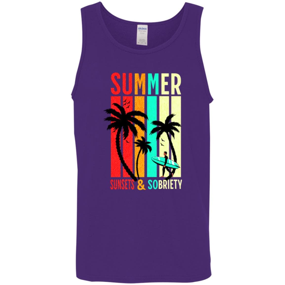 Recovery Unisex Tank | Inspiring Sobriety | Summer Sunsets & Sobriety
