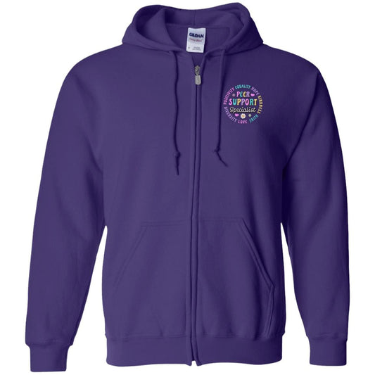 Recovery Zip Hoodie | Inspiring Sobriety | Peer Support Specialist