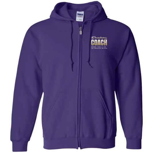 Recovery Zip Hoodie | Inspiring Sobriety | Recovery Coach (Ride or Die)