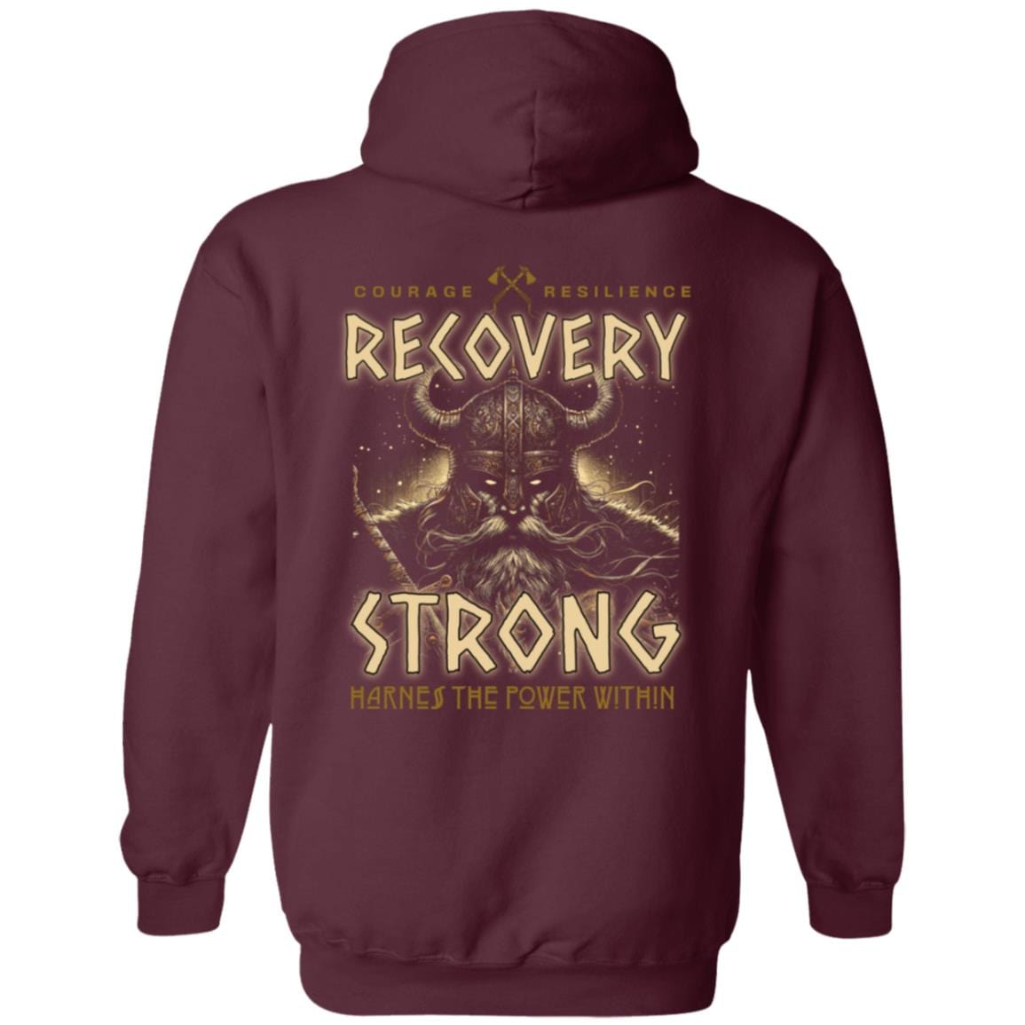 Recovery Zip Hoodie | Inspiring Sobriety | Recovery Strong Warrior