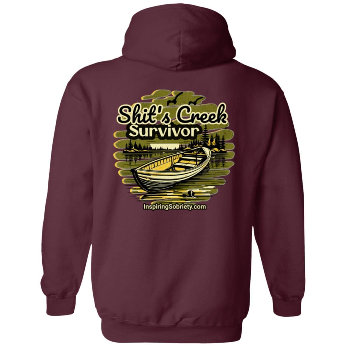Recovery Zip Hoodie | Inspiring Sobriety | Sh!t's Creek Survivor