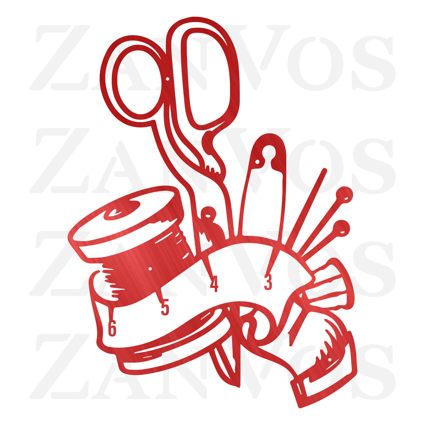 Sewing Tools Wall Art