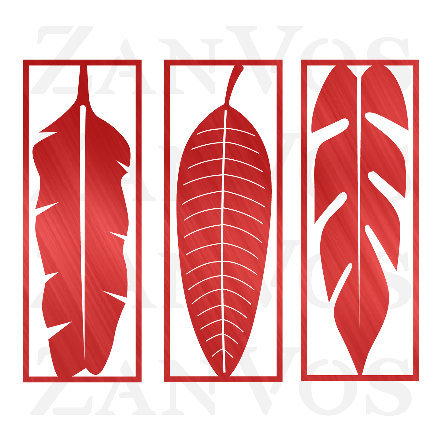 Leaf Set Wall Art V1