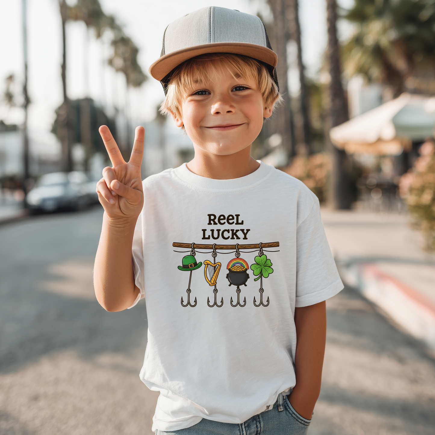 Reel Lucky Youth T-Shirt