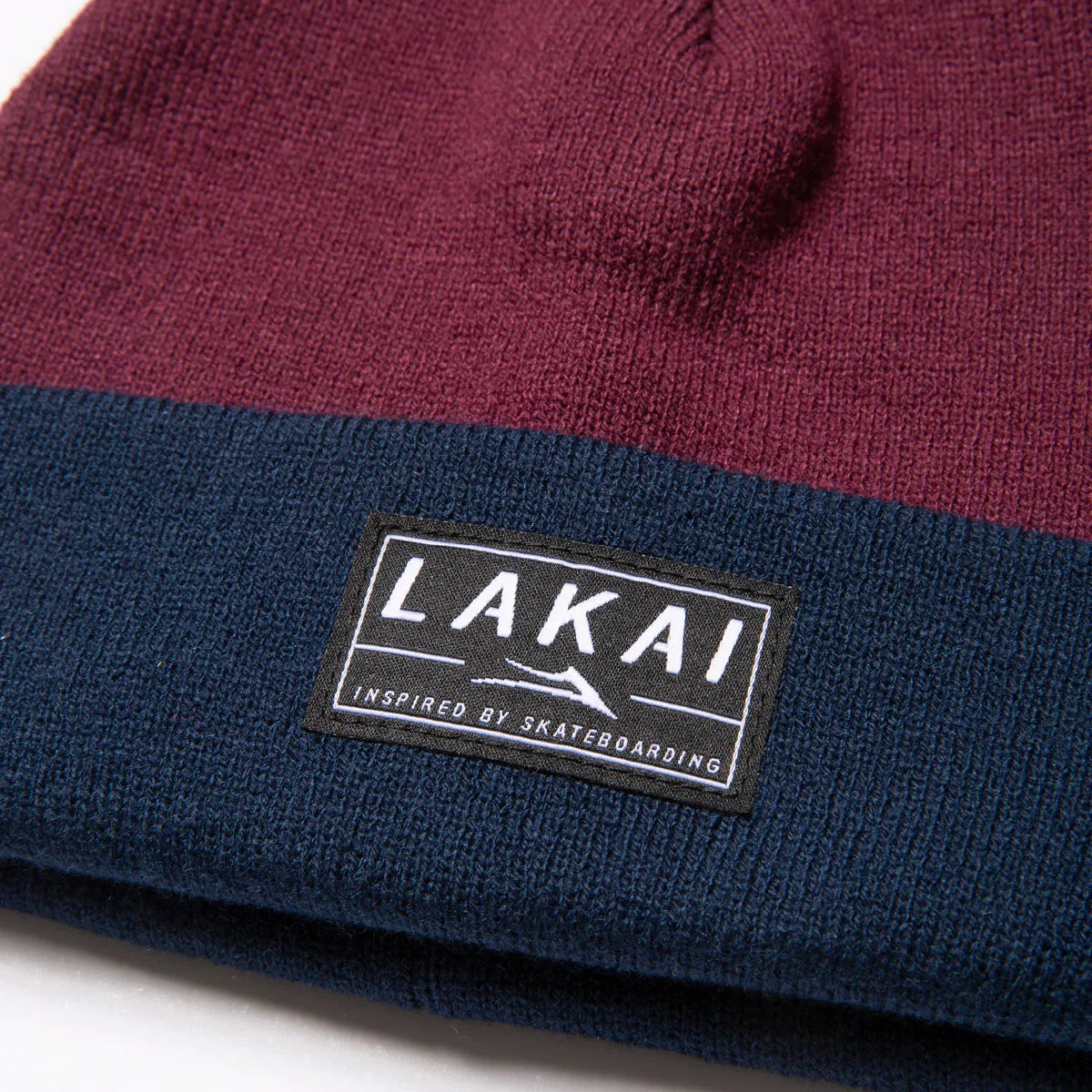 Lakai Daily Beanie - Navy/Maroon