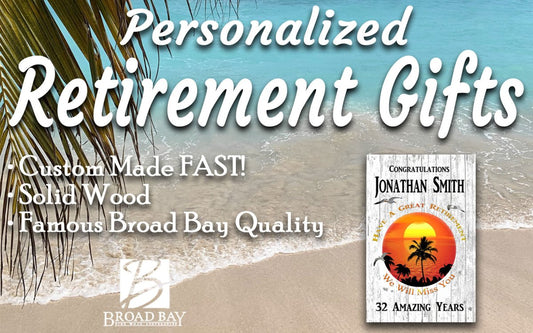 Retirement Gift Personalized Plaque